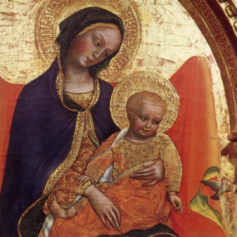 Gentile da  Fabriano Details of Madonna and child,with sts.lawrence and julian Spain oil painting art